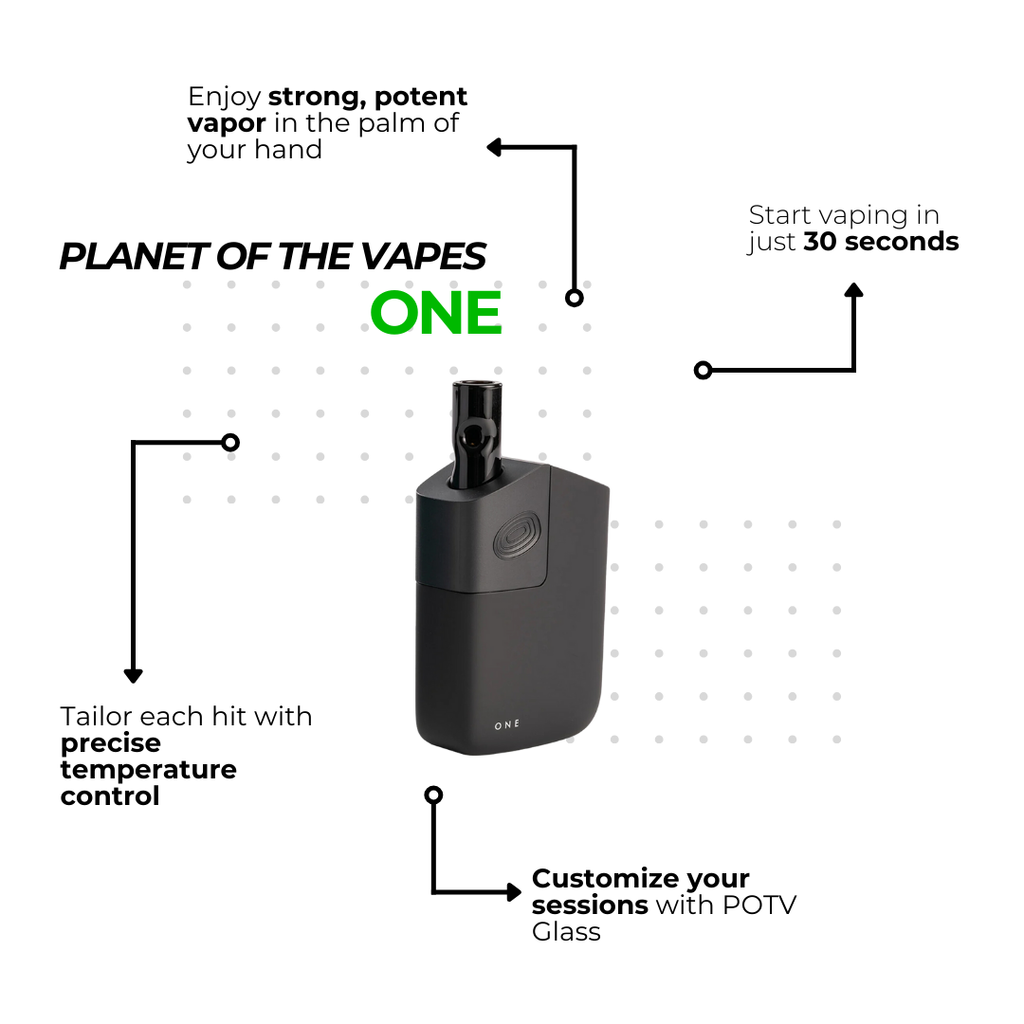 POTV One Starter Vaporizer Kit | POTV - Planet of the Vapes POTV One Starter Vaporizer Kit | POTV - Planet of the Vapes