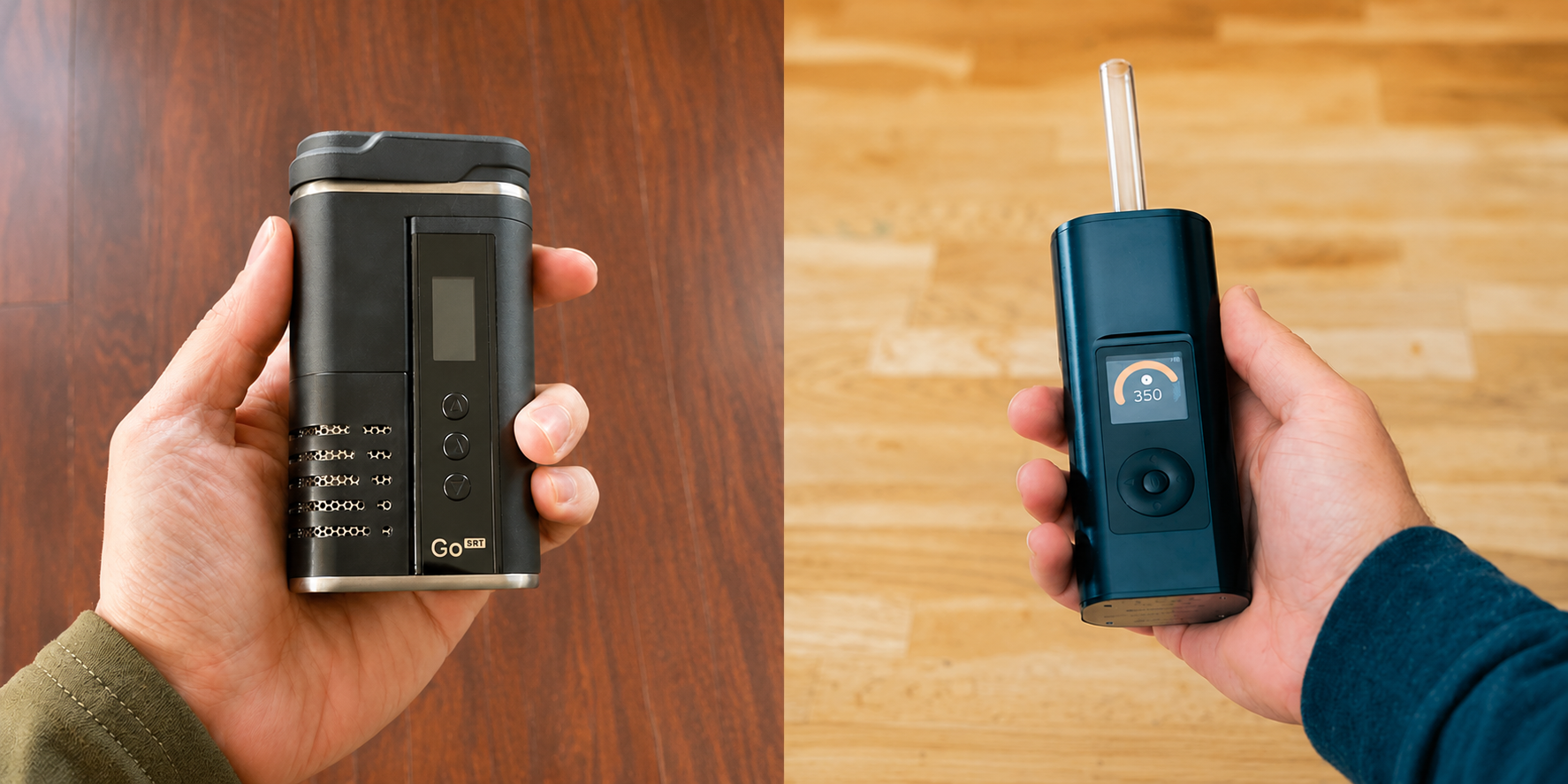 Arizer Go SRT vs Solo 3 Vaporizer Comparison