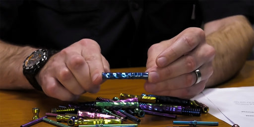 DynaVap Shows Off Blue Anodized Titanum VapCaps
