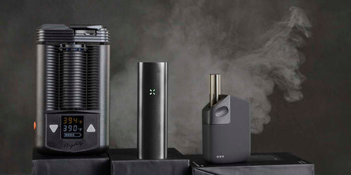 dry vape no smoke How To Use a Herb Vaporizer: Complete Beginner's Guide Product Type_Disposables Colour:Nord 5 Brown Leather Exclusive | Juul's mint-flavored