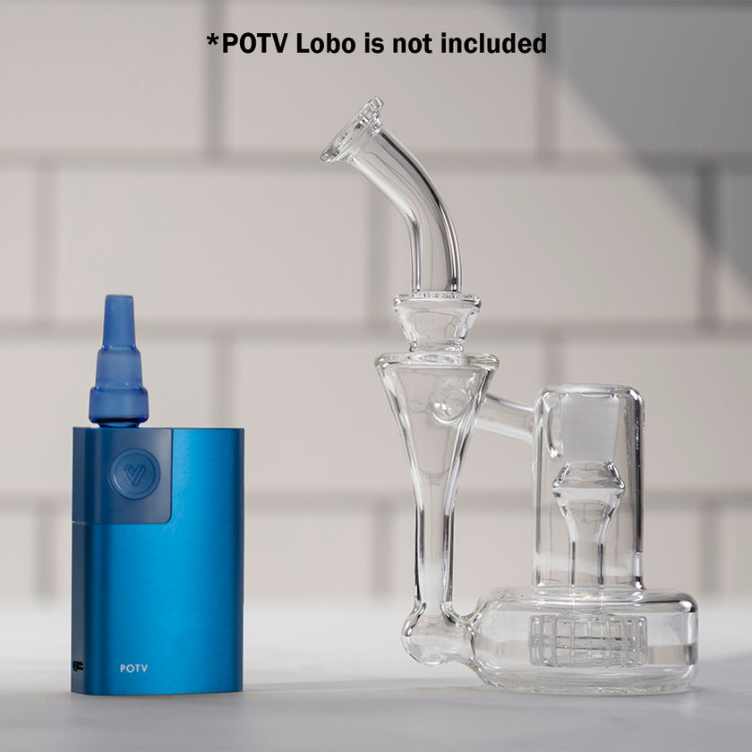 POTV Recycler Glass Bubbler | POTV - Planet of the Vapes POTV Recycler Glass Bubbler | POTV - Planet of the Vapes