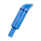 Colored Glass Accessories Curved Mini Bubbler Blue Land View