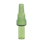Colored Glass Accessories Water Pipe Adapter Green Front View