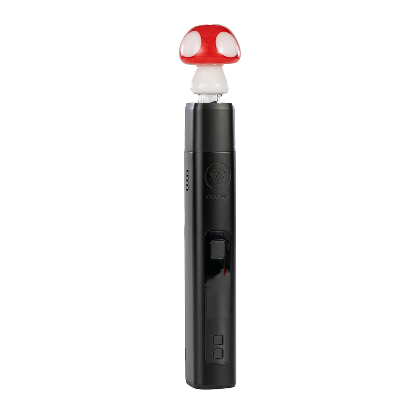 POTV x Empire Glass Red & White Mushroom | POTV - Planet of the Vapes POTV x Empire Glass Red & White Mushroom | POTV - Planet of the Vapes