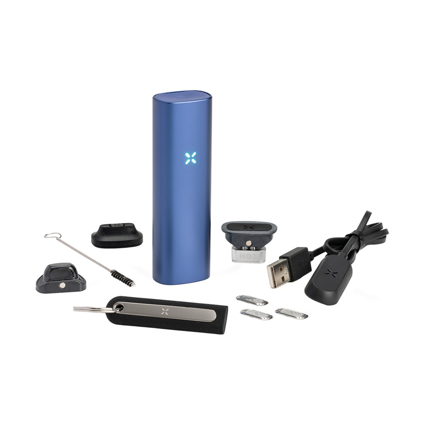 PAX Plus Vaporizer Periwinkle in box contents Lightly Used