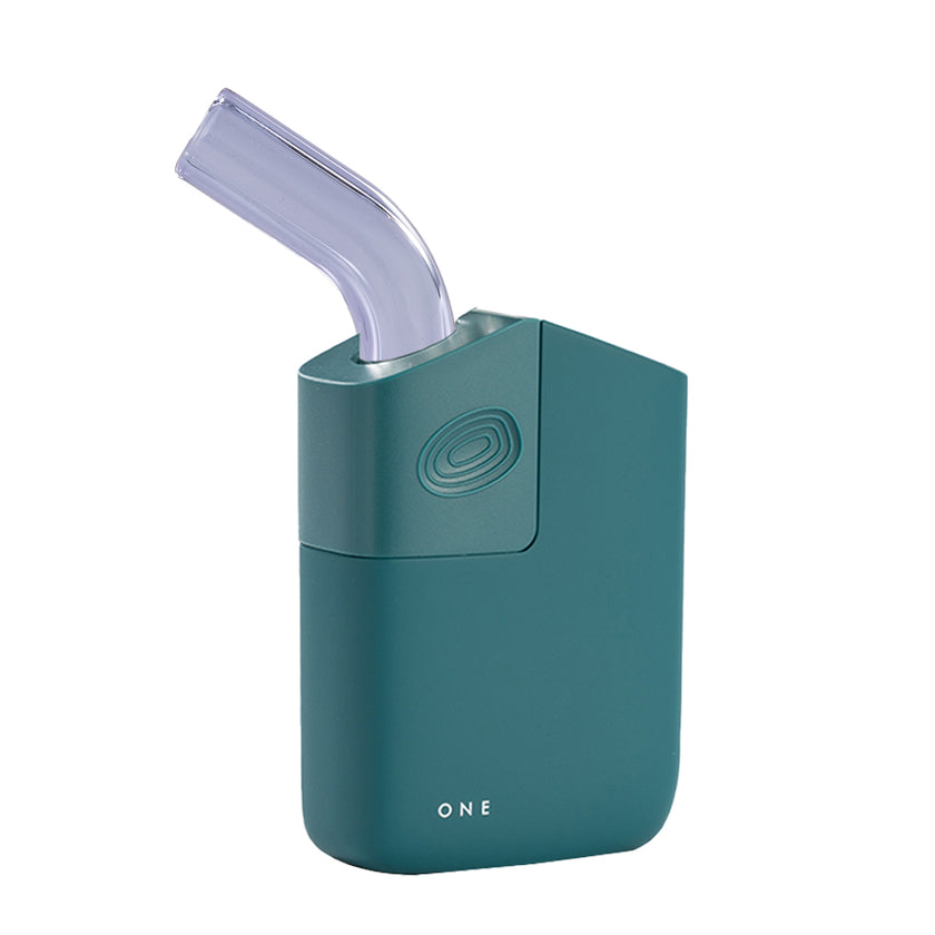 Planet Of The Vapes One Teal With Bent Glass Mouthpiece Purple