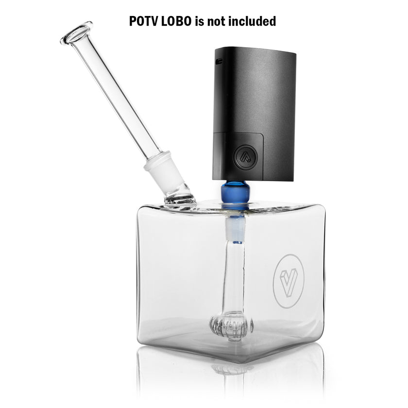 POTV Cloud Cube Glass Bubbler | POTV - Planet of the Vapes POTV Cloud Cube Glass Bubbler | POTV - Planet of the Vapes