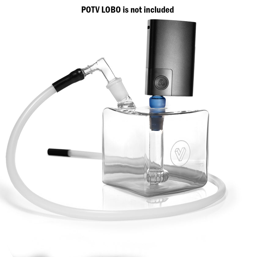 POTV Cloud Cube Glass Bubbler | POTV - Planet of the Vapes POTV Cloud Cube Glass Bubbler | POTV - Planet of the Vapes