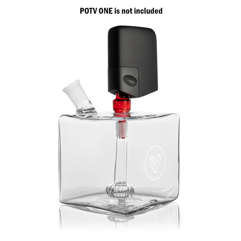 POTV Cloud Cube Glass Bubbler | POTV - Planet of the Vapes POTV Cloud Cube Glass Bubbler | POTV - Planet of the Vapes