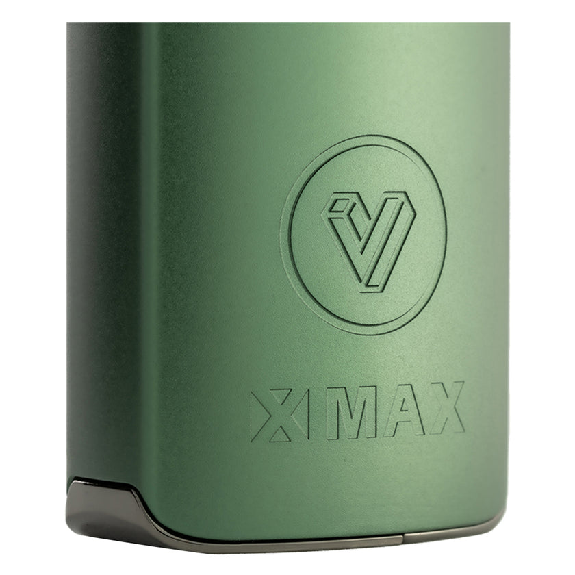 POTV XMAX Starry V4 Vaporizer Green Close View of Logo