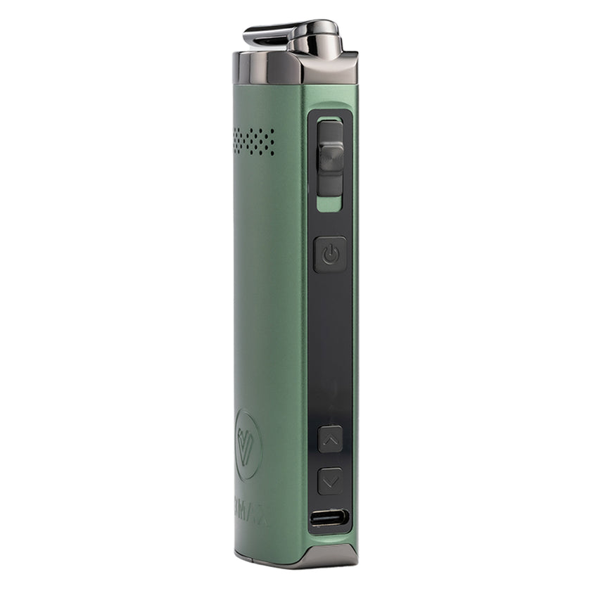 POTV XMAX Starry V4 Vaporizer Green Side View With Power Buttons