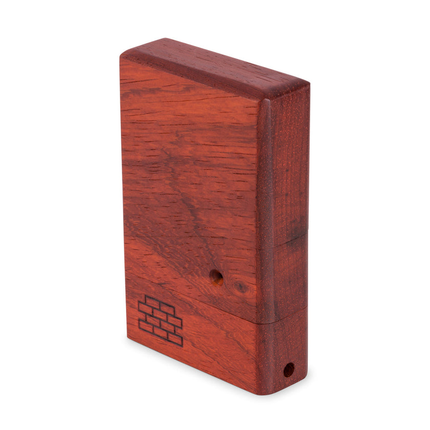 Sticky Brick Junior Padauk Vaporizer Side View Tech Specs