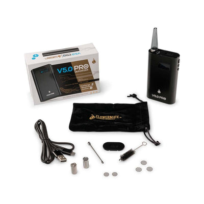 New Open Box - Flowermate V5 Pro Vaporizer In Box Contents