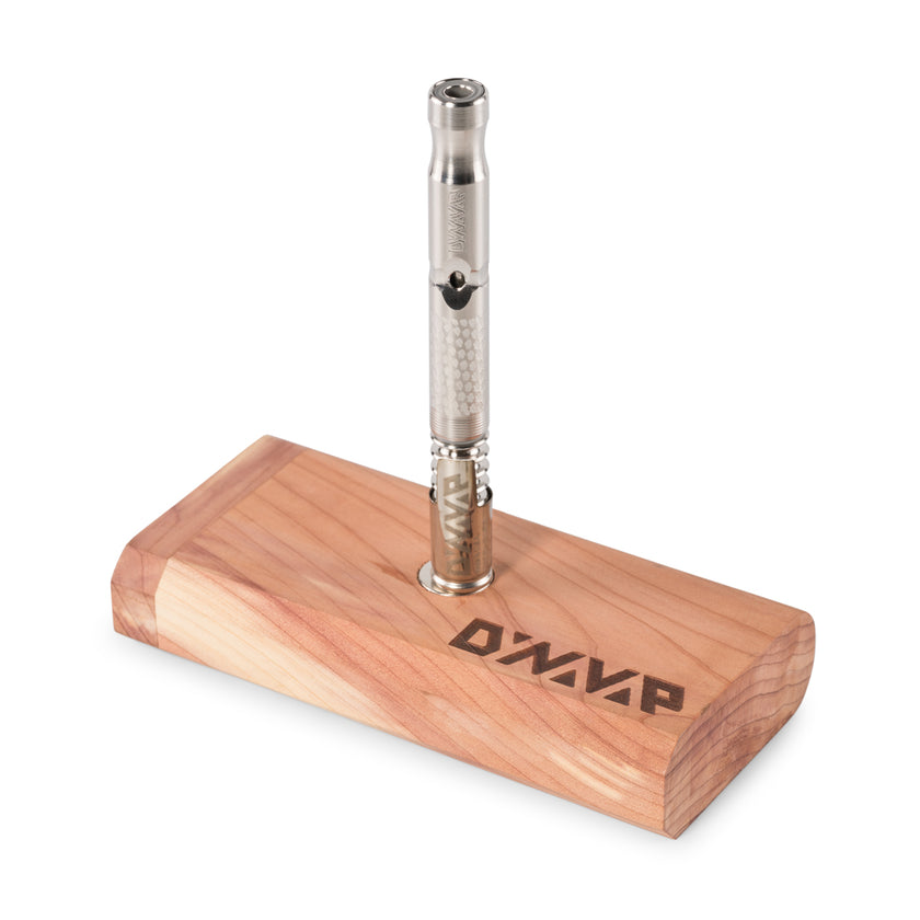 POTV Branded DynaStash Cedar With Vapcap M Vaporizer