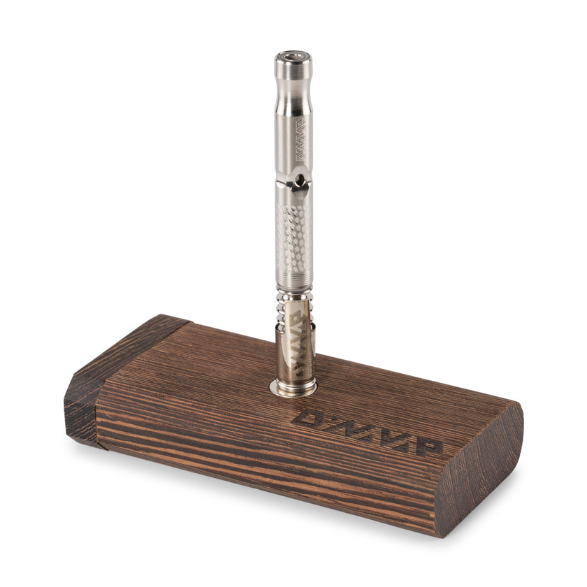 POTV Branded DynaStash Wenge With Vapcap M Vaporizer