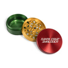 Santa Cruz Shredder 3 Piece Grinder large rasta