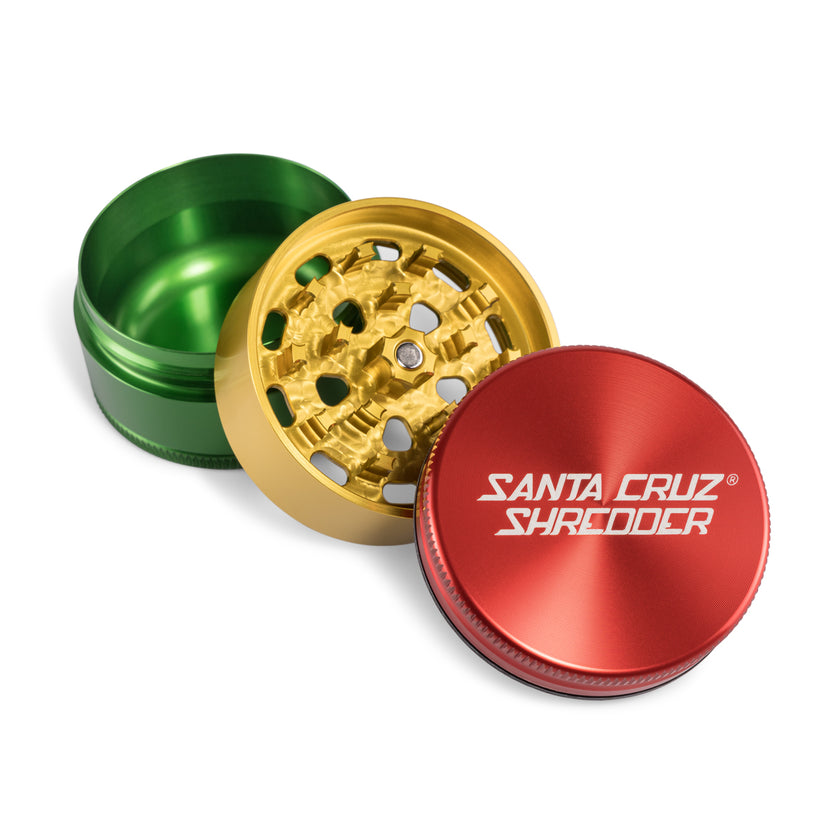 Santa Cruz Shredder 3 Piece Grinder medium rasta