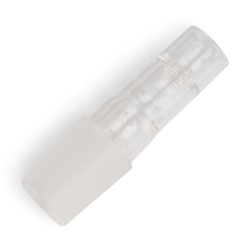 Angled View of Water Pipe Adapter / WPA for Arizer Solo (2), Air (2) 19mm