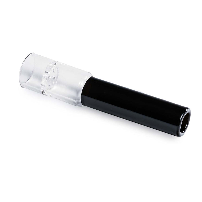 Glass Mouthpiece for Arizer Air (2)/Solo (2) short black and clear