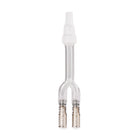 Double Dynavap Universal Glass Waterpipe Adapter With Captive Caps
