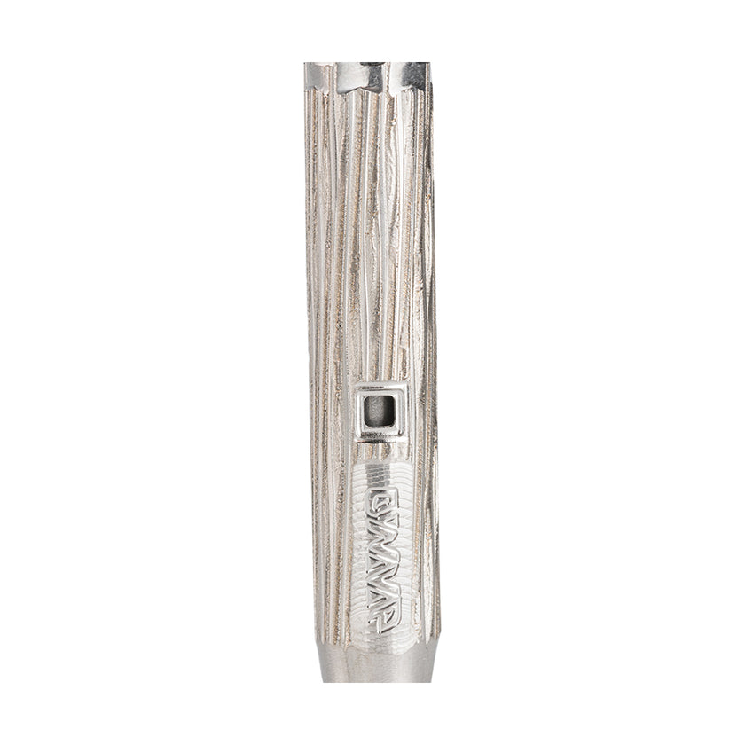 DynaVap M plus Vaporizer Silver Close View With Nozzle