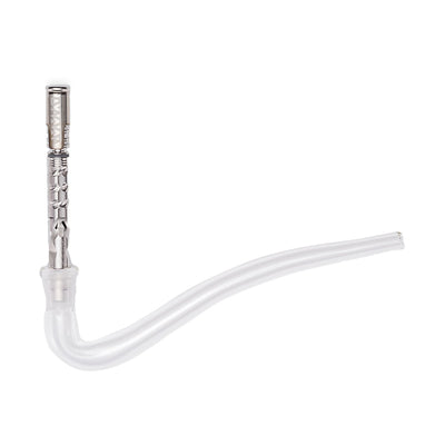 Glass Sherlock J Hook Pipe 10mm With Vaporizer