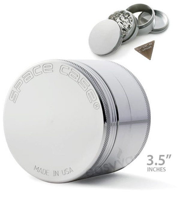 Grinder - Space Case 4 Piece Aluminum Grinder Sifter - Small, Medium Or Large
