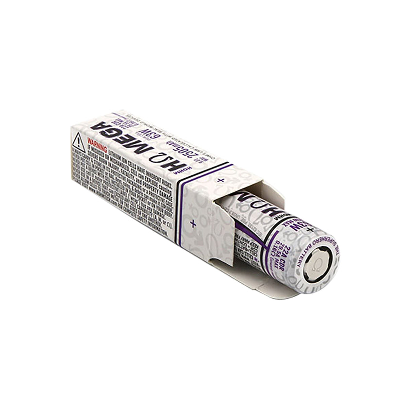 Hohm Tech MEGA 18650 2500mAh 22A Battery Land View With Box