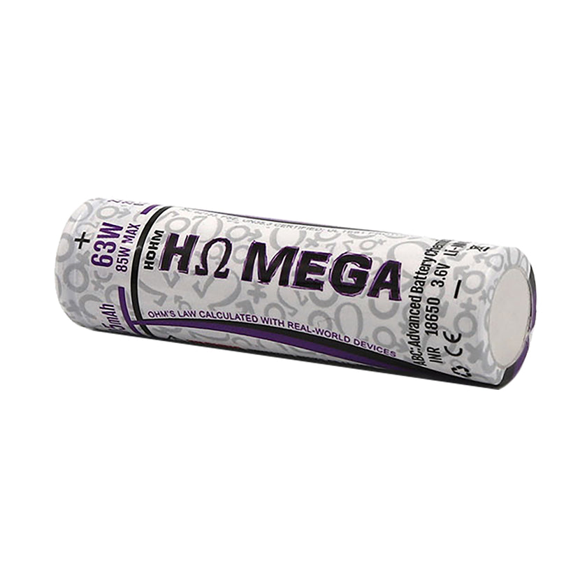 Hohm Tech MEGA 18650 2500mAh 22A Battery Land VIew