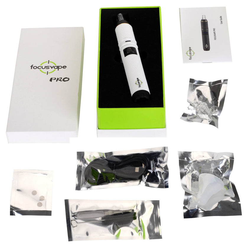 Lightly Used - Focus Vape Pro Vaporizer in box contents
