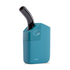 Lightly Used POTV One Teal Vaporizer With Bent Glass Mouthpiece