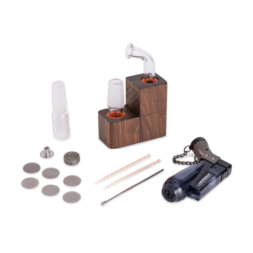 Lightly Used - Sticky Brick Flip Brick Vaporizer In The Box Contents