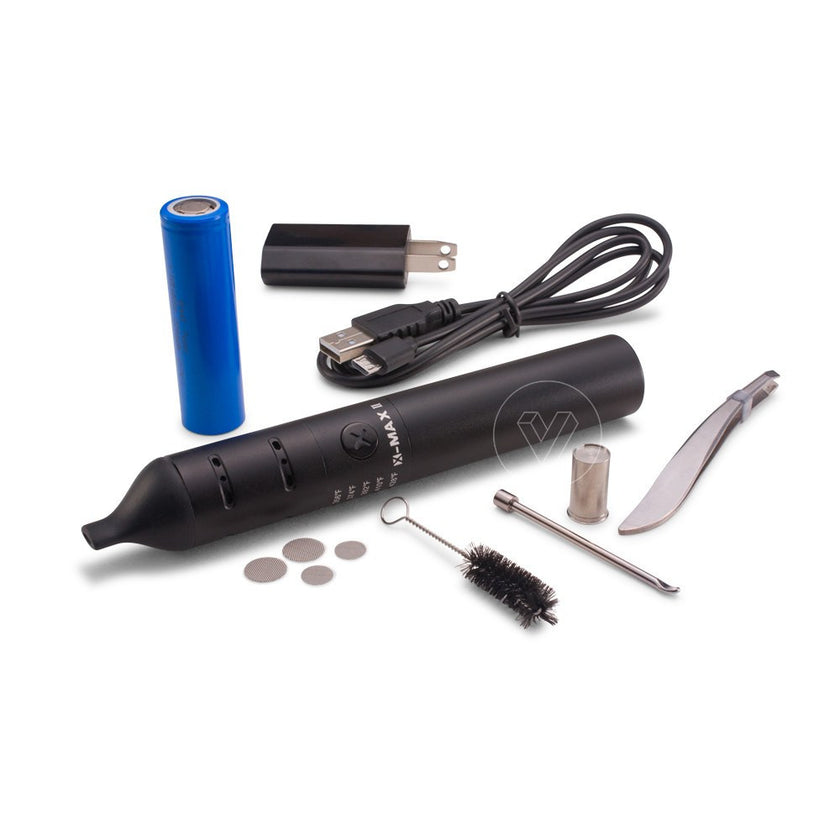 Lightly Used XMAX V2 Pro Vaporizer in box contents