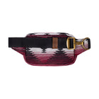 Revelry The Companion Smell Proof Crossbody Bag Maroon Pattern Back View