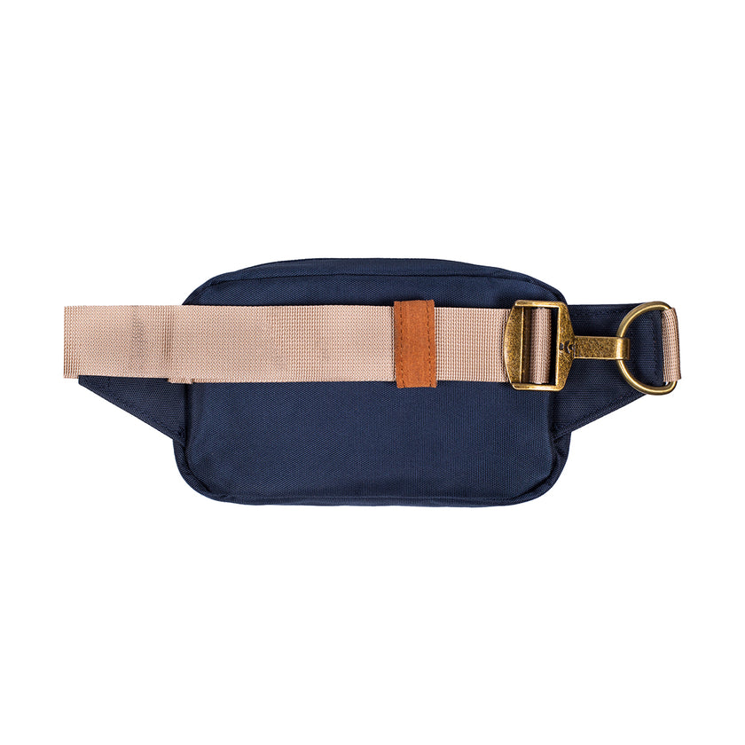 Revelry The Companion Smell Proof Crossbody Bag Navy Blue Back View