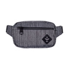 Revelry The Companion Smell Proof Crossbody Bag Striped dark Grey Front View