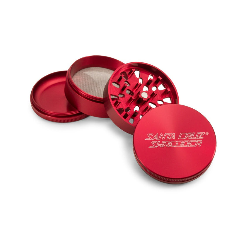 Santa Cruz Shredder 4 Piece Grinder Medium Red For Clearance Sale