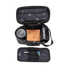 Skunk Sidekick Smell Proof Case Metal Grey Open View With Vaporizers and Accessories