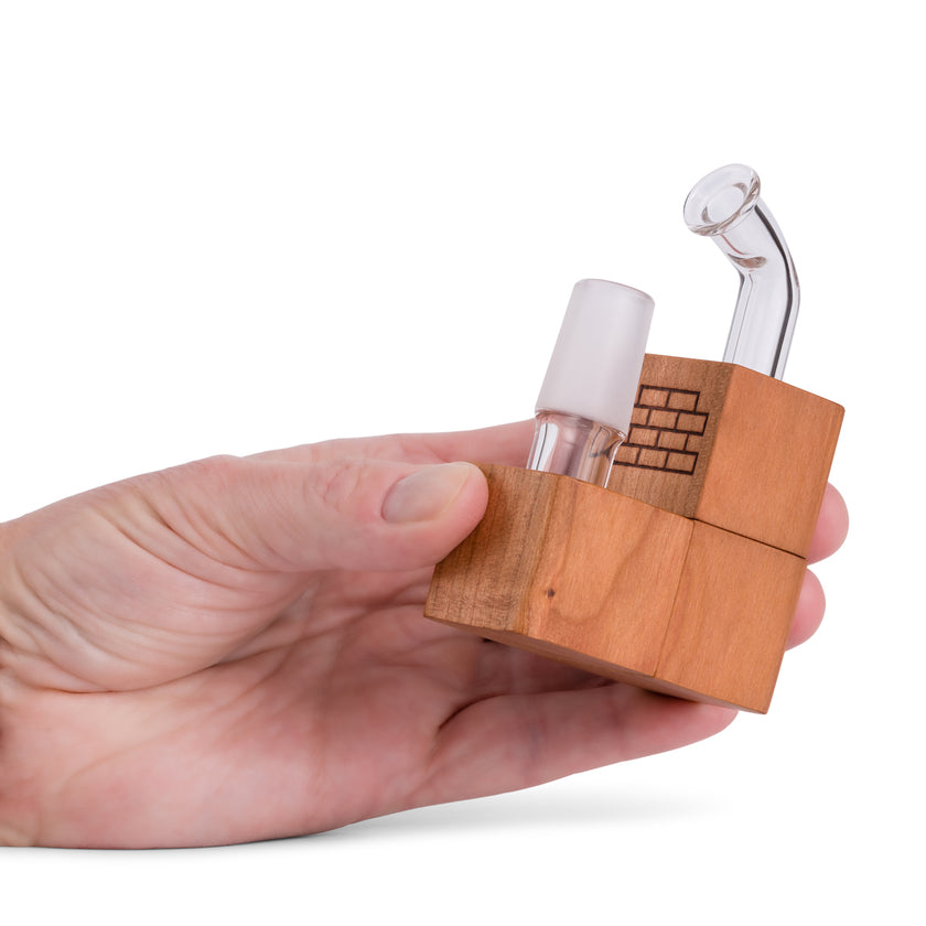 Sticky Brick Flip Brick Vaporizer In Hand