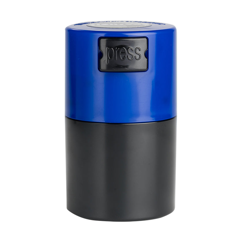 Tightvac Vitavac Container Blue Back View With Press Button