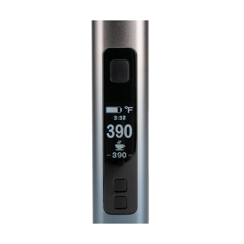 XMAX V3 Pro Vaporizer Silver Temperature Control